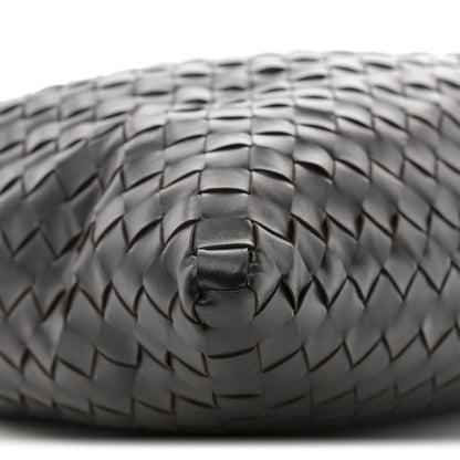 Bottega Veneta Calfskin Intrecciato Large Hop Ebano 9 of 10