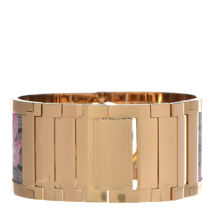 Gucci Stainless Steel Canvas 33mm Twirl GG Supreme Blooms Quartz Watch 3 of 8