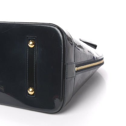 Louis Vuitton Vernis Alma MM Blue Nuit 16 of 19