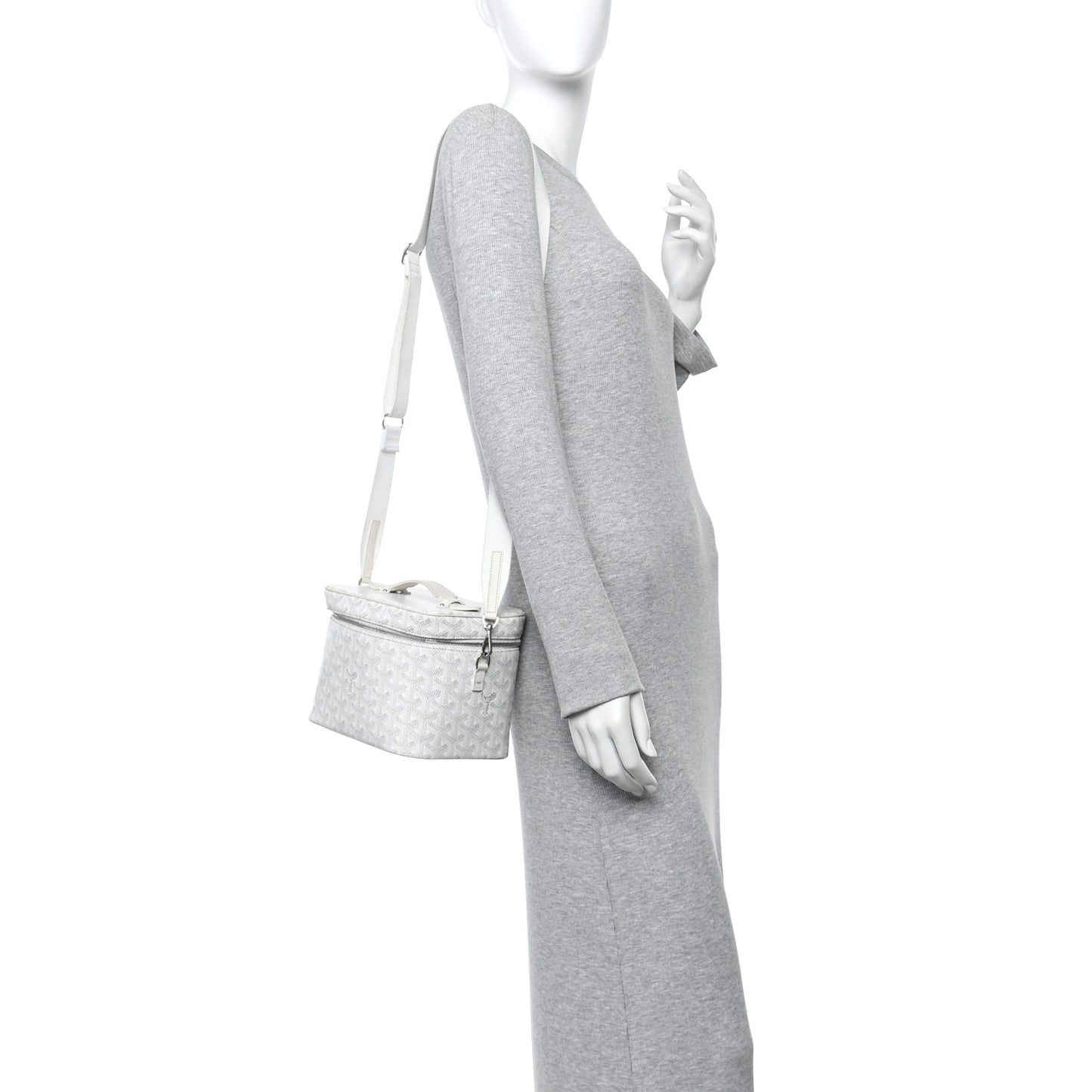 Goyardine Muse Vanity Case White