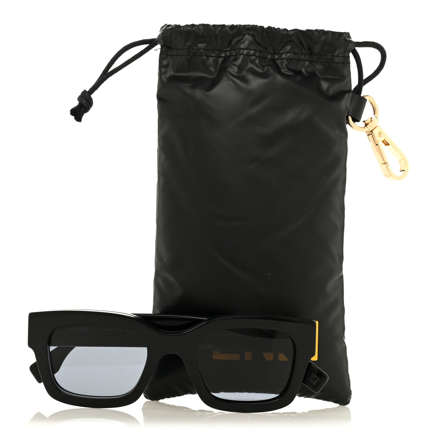 Acetate Square Sunglasses FE40119I Black