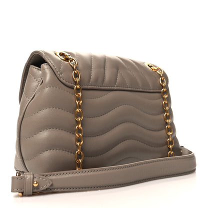 Louis Vuitton Calfskin LV New Wave Chain Bag Taupe 3 of 9