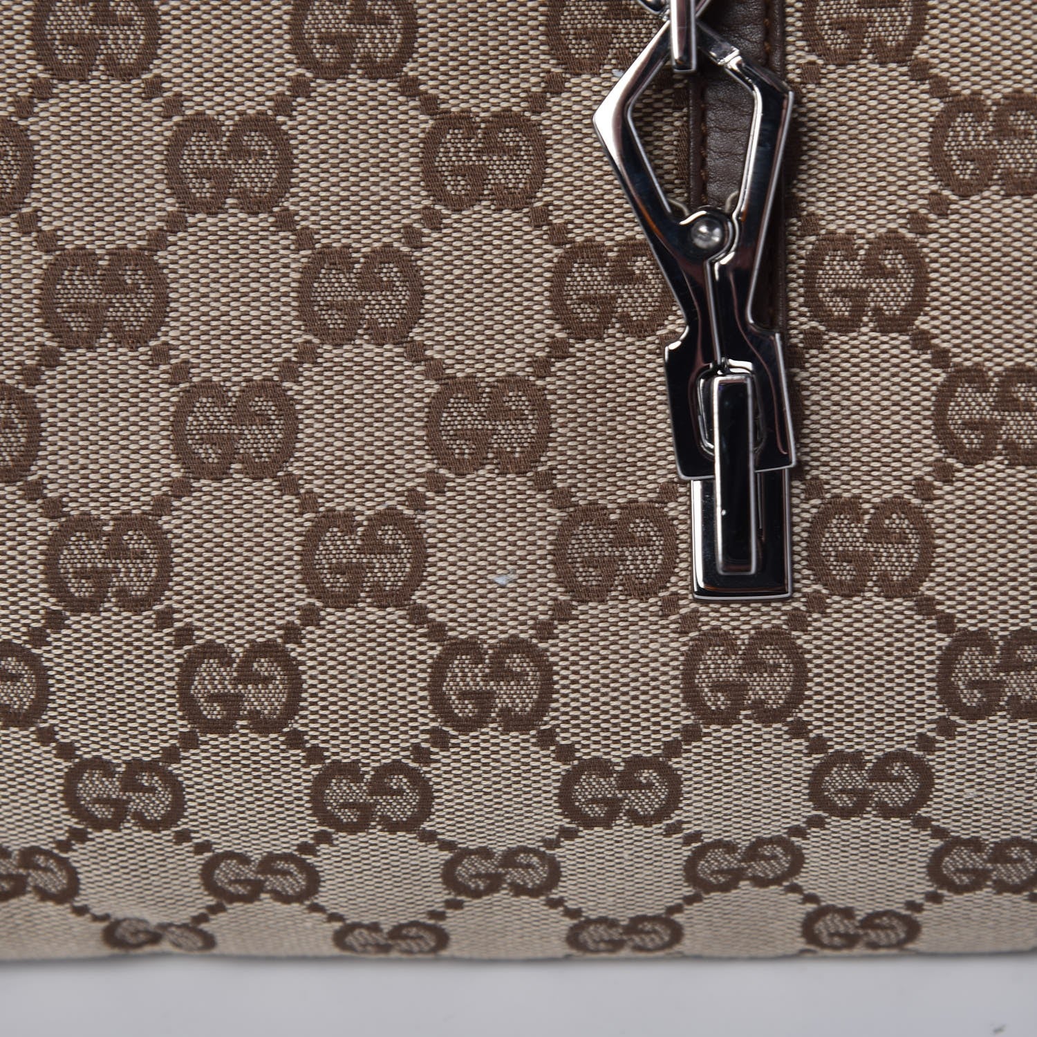 Gucci Monogram Small Jackie O Hobo Brown 10 of 10