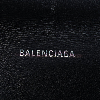 Balenciaga Metallic Calfskin Crocodile Embossed Hourglass Top Handle Bag XS Lilac 6 of 8