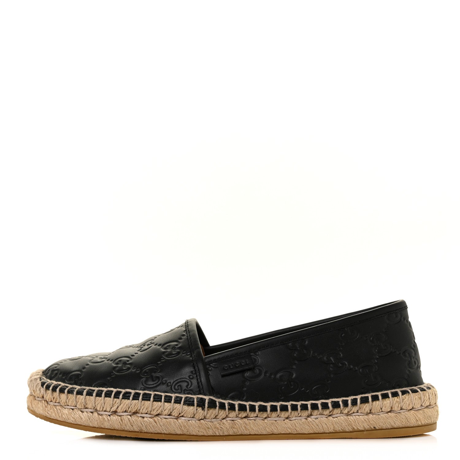 Gucci Guccissima Signature Espadrilles 38 Black 1 of 8
