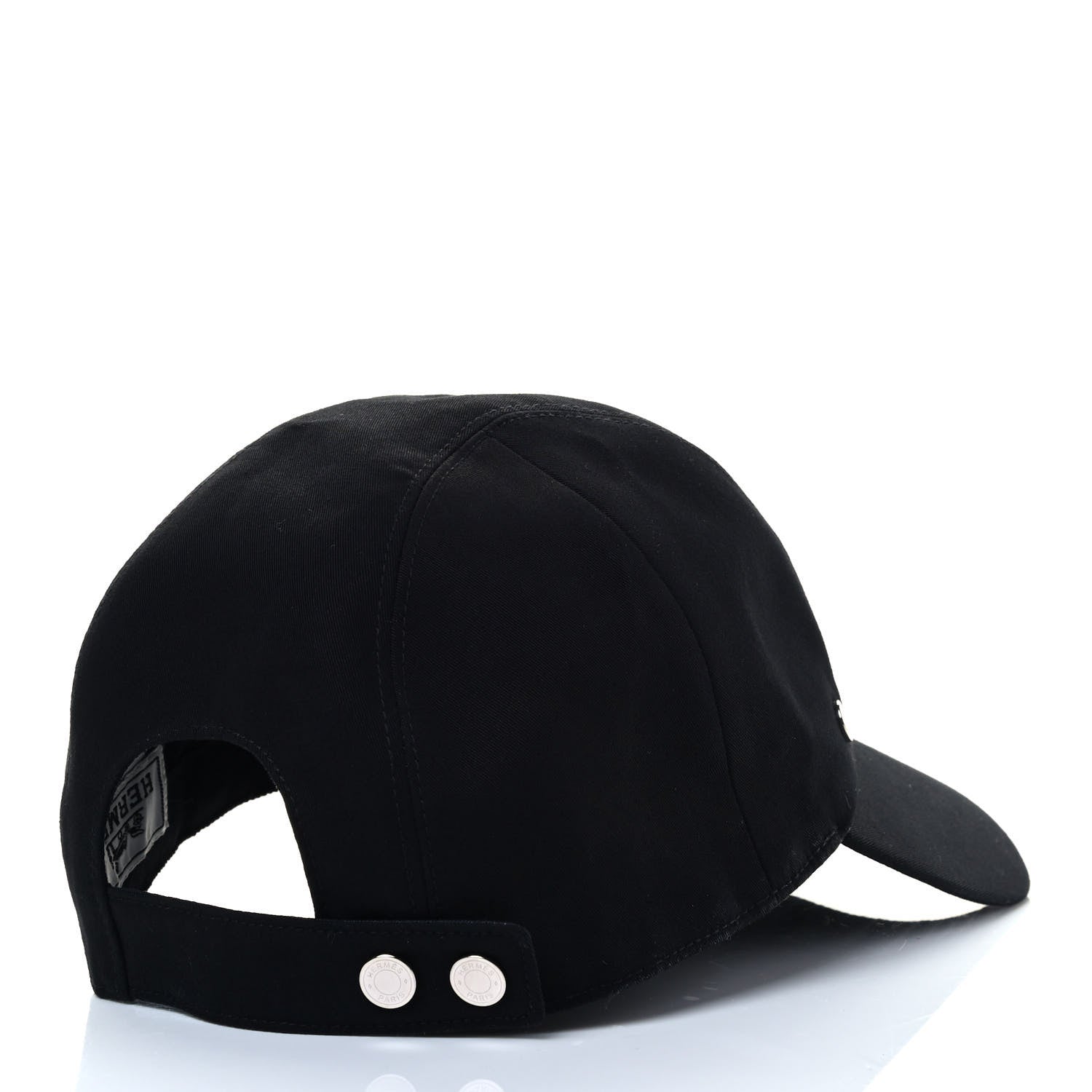 Hermes Cotton Serena Cap 57 Black 5 of 11