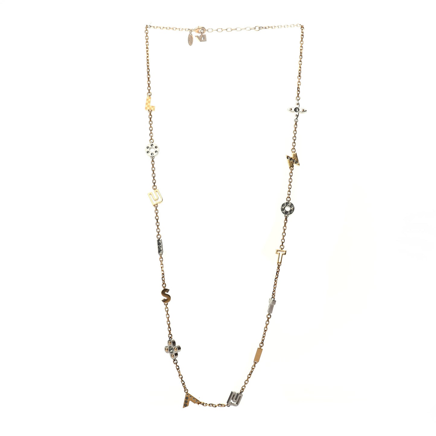 Love Letters Timeless Long Necklace Gold