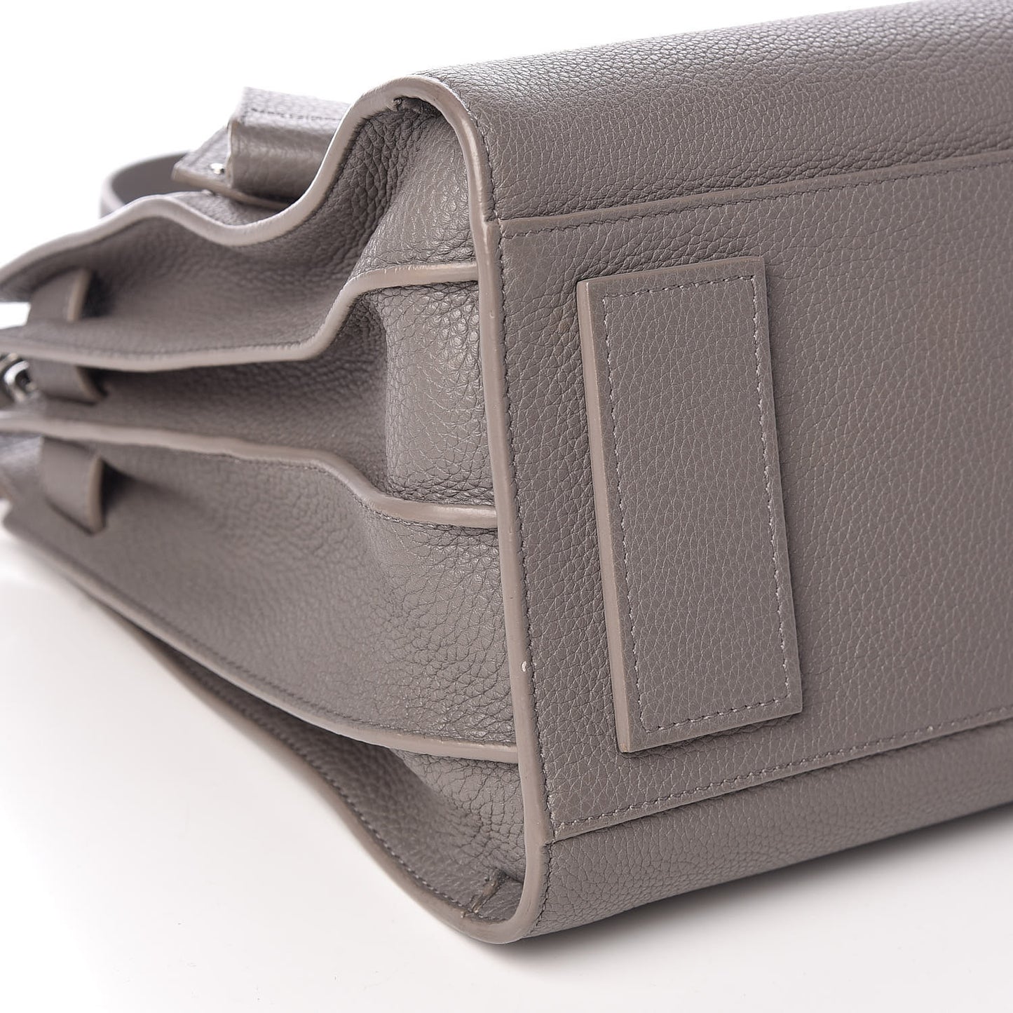 Grained Calfskin Small Supple Sac De Jour Mouse Grey