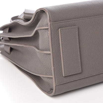 Saint Laurent Grained Calfskin Small Supple Sac De Jour Mouse Grey 11 of 12