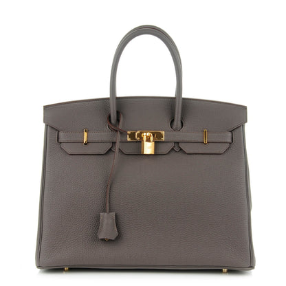 Hermes Togo Birkin 35 Etain 1 of 22
