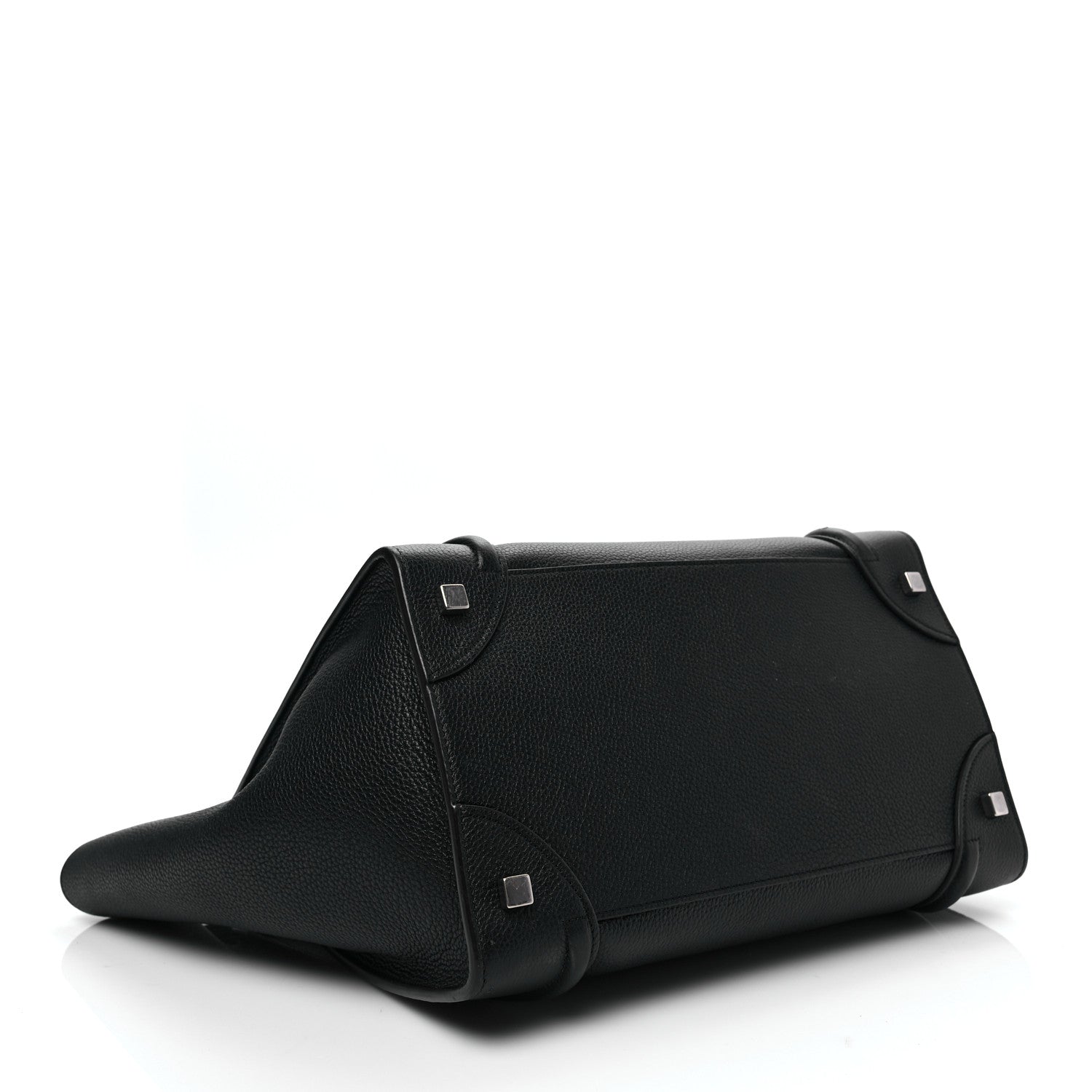 Celine Drummed Calfskin Mini Luggage Black 7 of 17