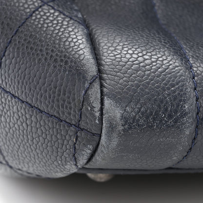 Chanel Caviar Large Shopping Tote Navy 12 of 19