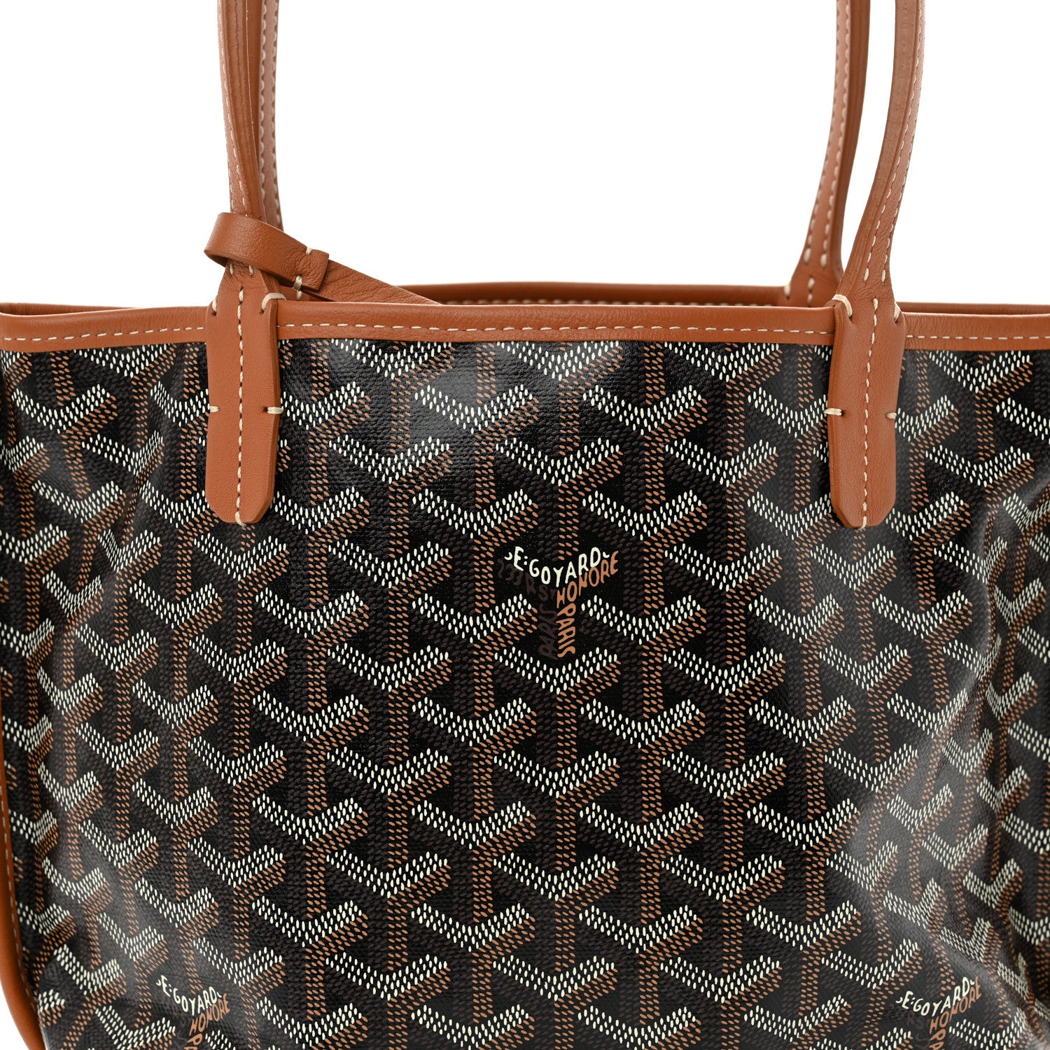 Goyard Goyardine Reversible Mini Anjou Black Gold 14 of 20