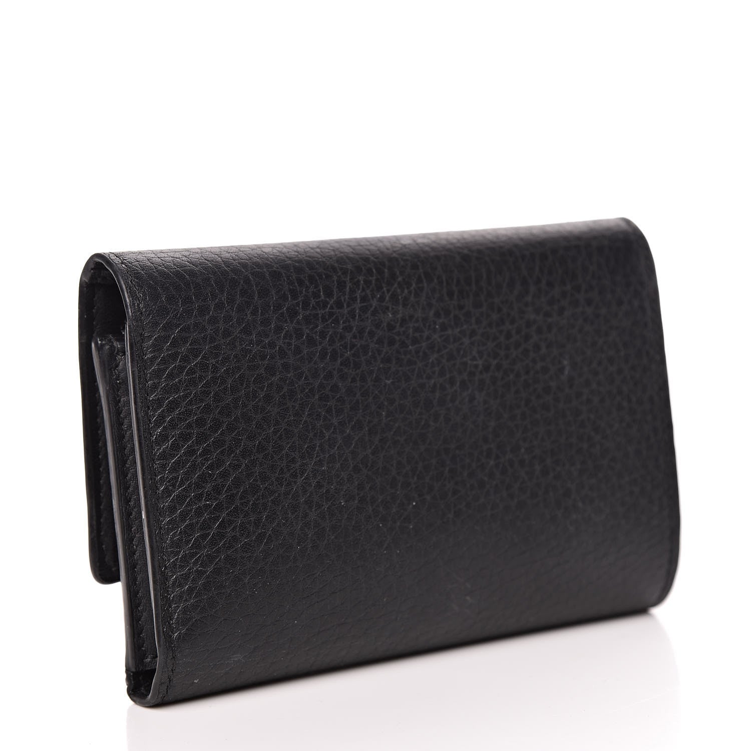 Louis Vuitton Taurillon Studded Sol Capucines Compact Wallet Black 3 of 12