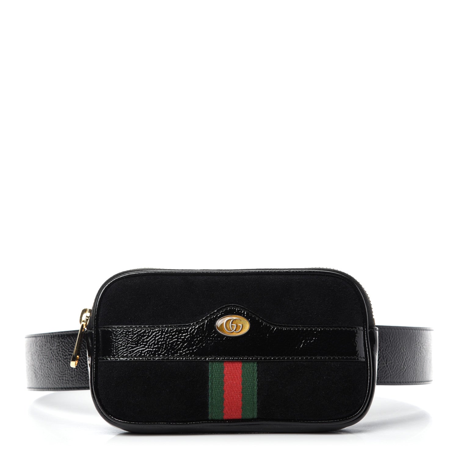 Gucci Suede Patent Ophidia Belted iPhone Case 85 34 Black 1 of 11