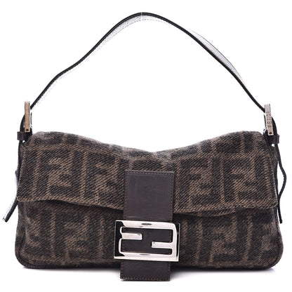 Fendi Wool Baguette Tobacco 1 of 10