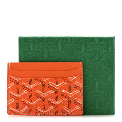 Goyard Goyardine Saint Sulpice Card Holder Orange 8 of 8