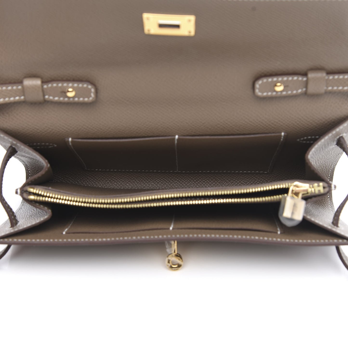 Epsom Kelly Wallet To Go Etoupe