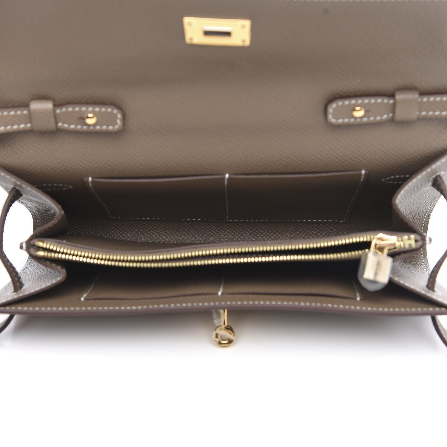 Hermes Epsom Kelly Wallet To Go Etoupe 5 of 8