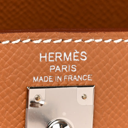 Hermes Epsom Kelly Sellier 25 Gold 6 of 10