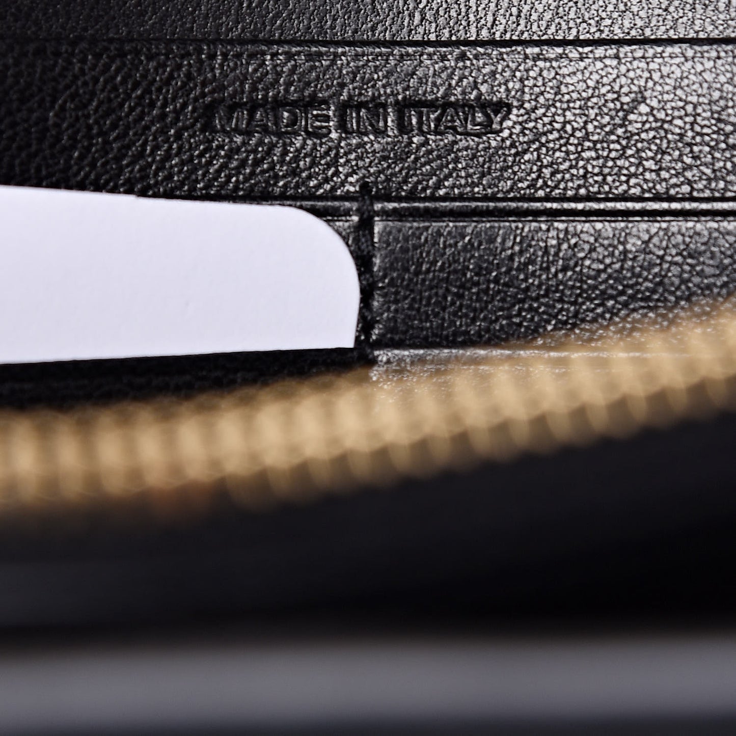 Lambskin Matelasse Chevron Monogram Sulpice Chain Wallet Black