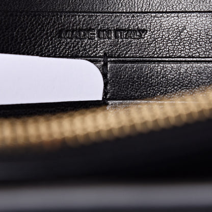 Saint Laurent Lambskin Matelasse Chevron Monogram Sulpice Chain Wallet Black 7 of 10