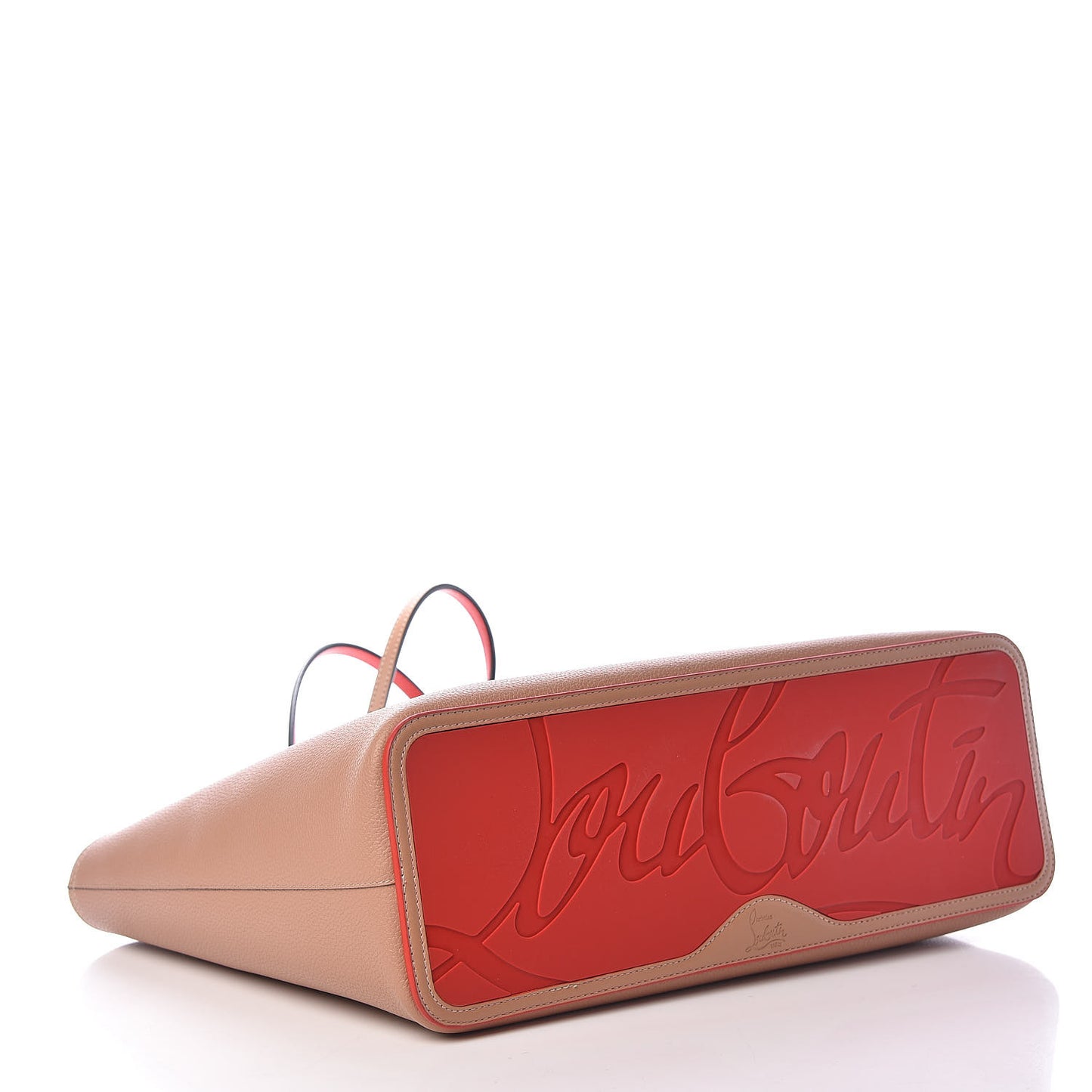 Calfskin Spikes East West Cabata Tote Nude
