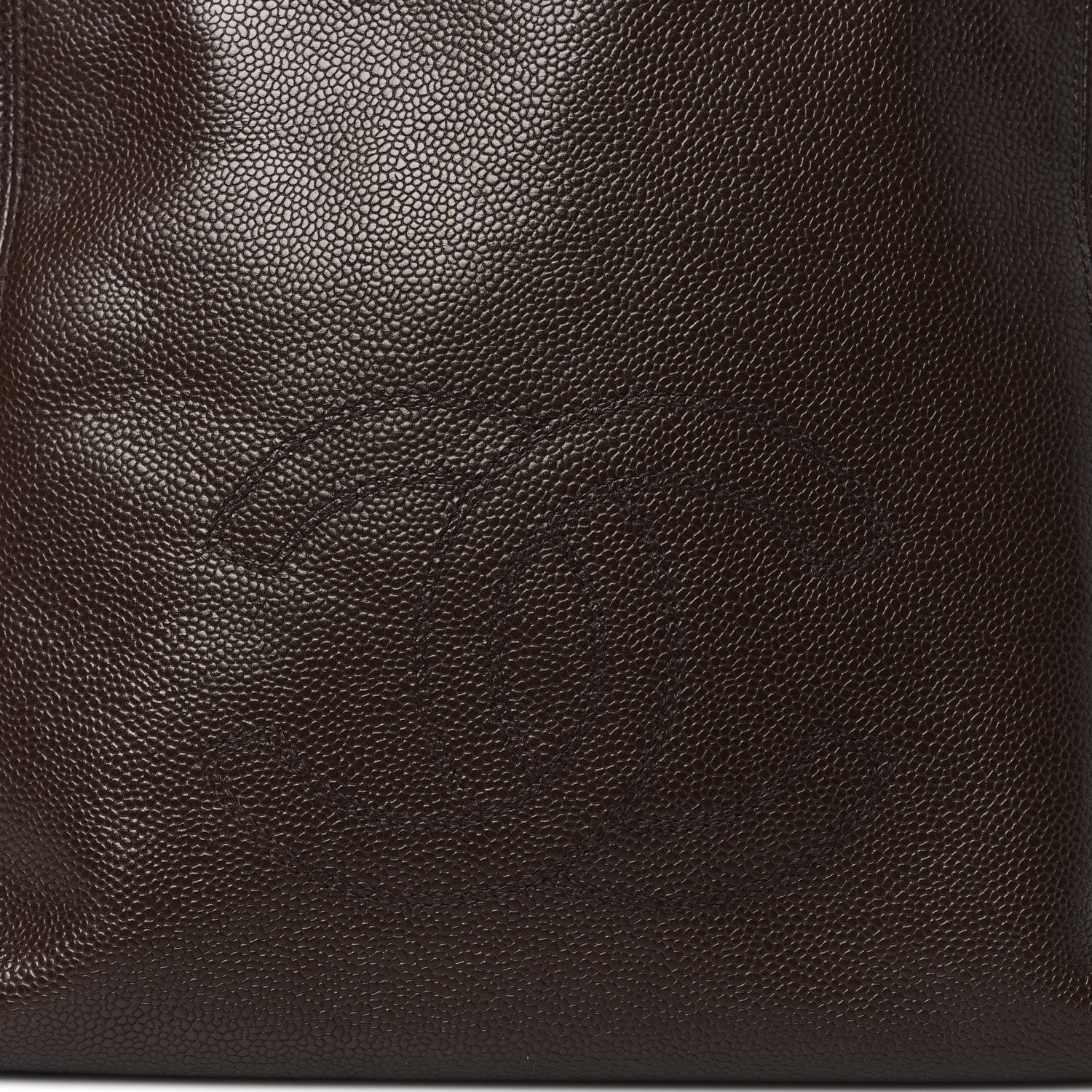 Chanel Caviar CC Tote Brown 8 of 10