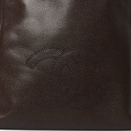 Chanel Caviar CC Tote Brown 8 of 10