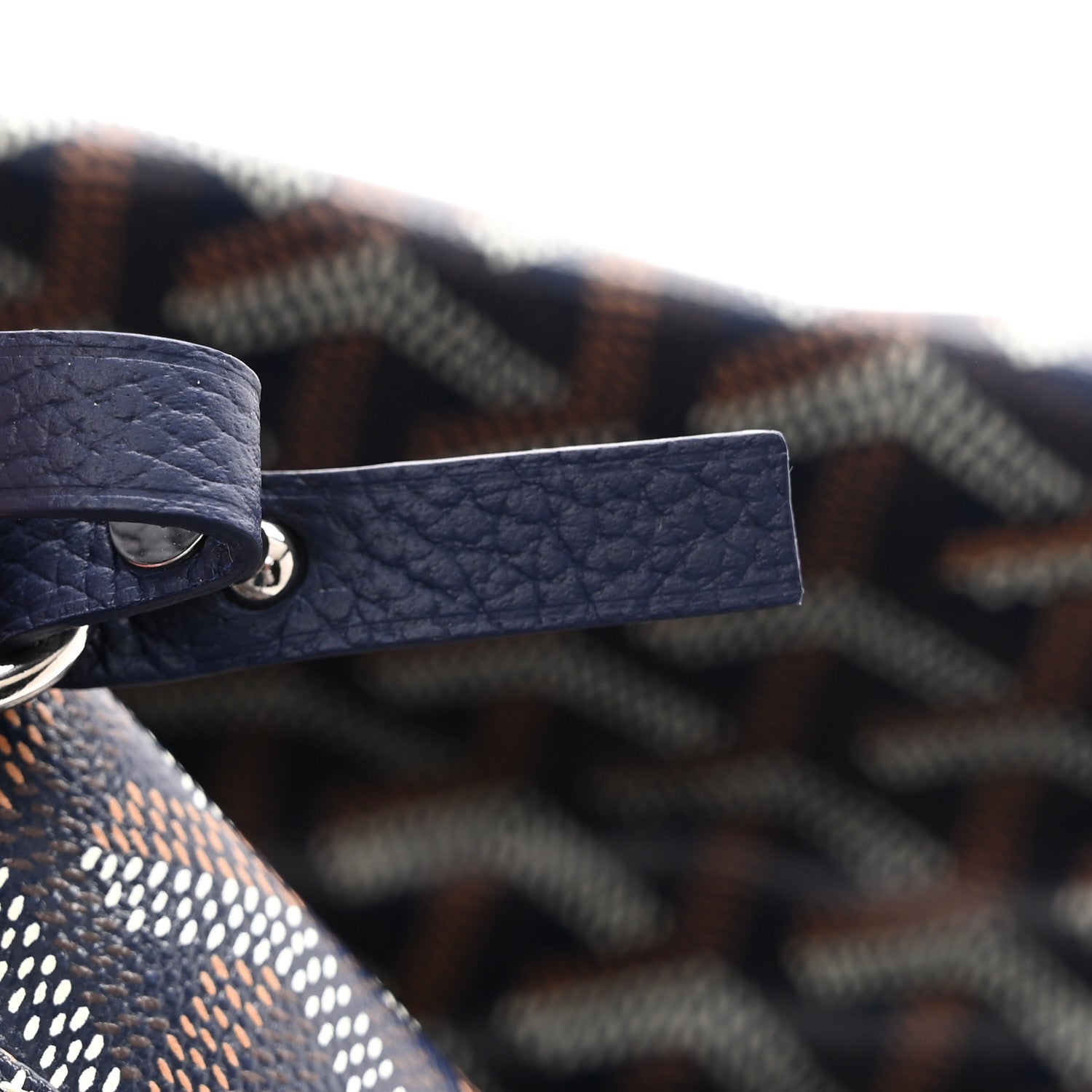 Goyard Goyardine Sac Hardy Pet Carrier PM Navy 8 of 11