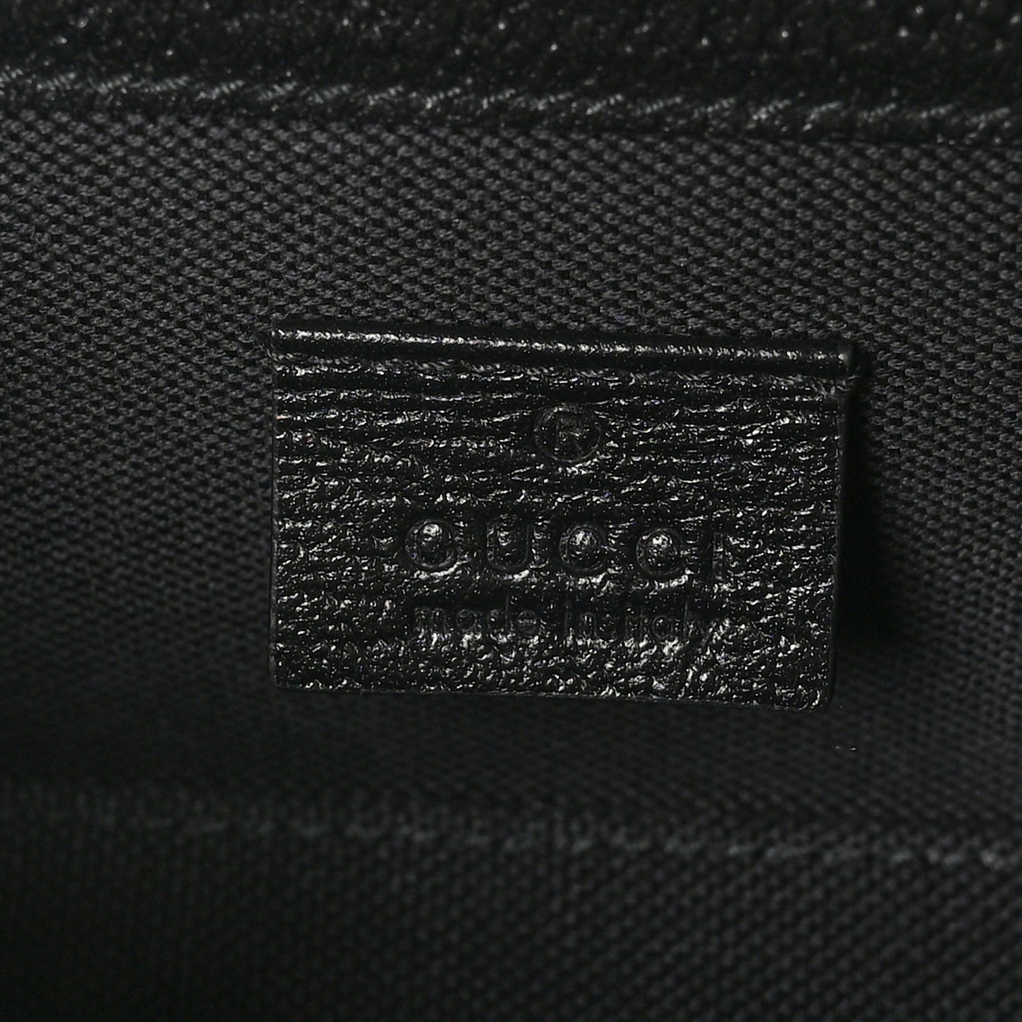Monogram Jumbo GG Textured Dollar Calfskin Mini Horsebit 1955 Shoulder Bag Black