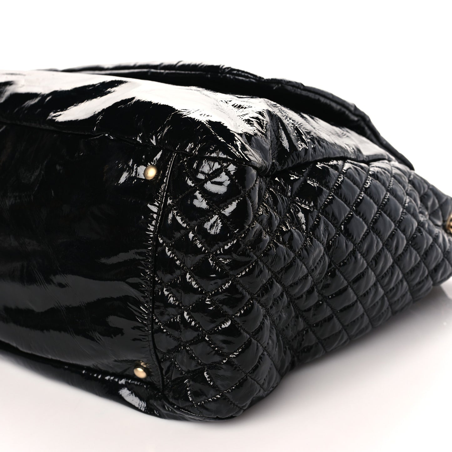 Vinyl XL Rock and Chain Flap Black