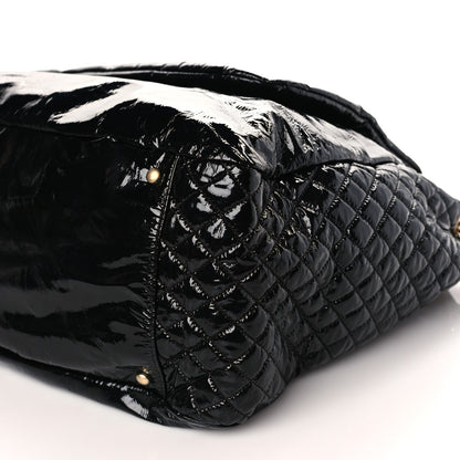 Chanel Vinyl XL Rock and Chain Flap Black 9 of 9