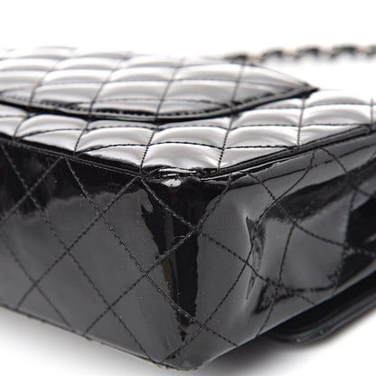 Chanel Patent Quilted Medium Double Flap Black 11 of 17