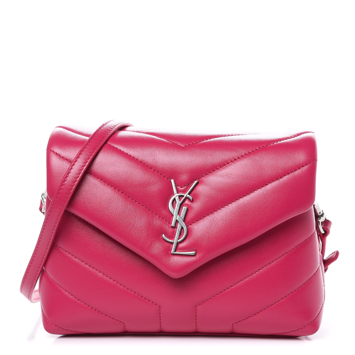 Calfskin Y Quilted Monogram Toy Loulou Crossbody Bag Freesia
