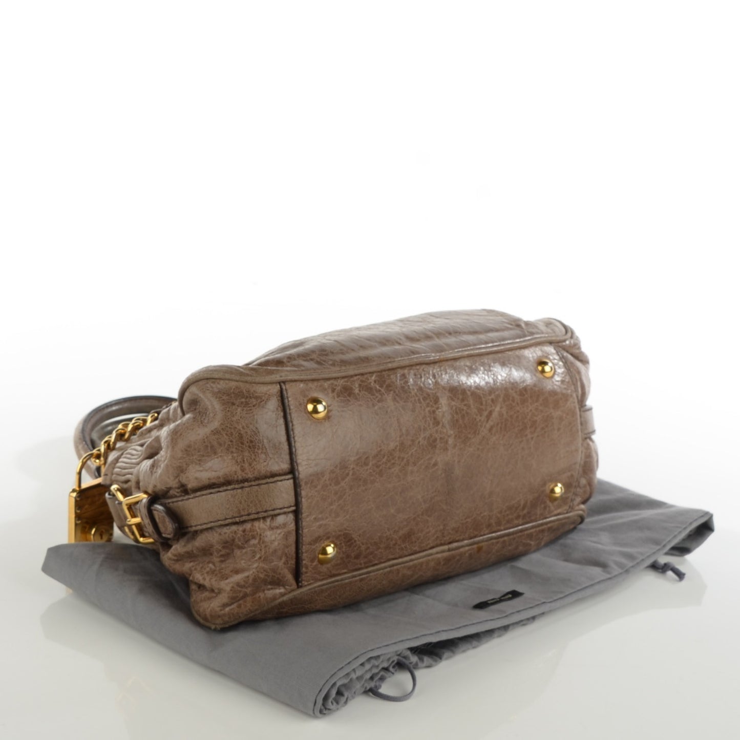Nappa Leather Mini Charm Bambu