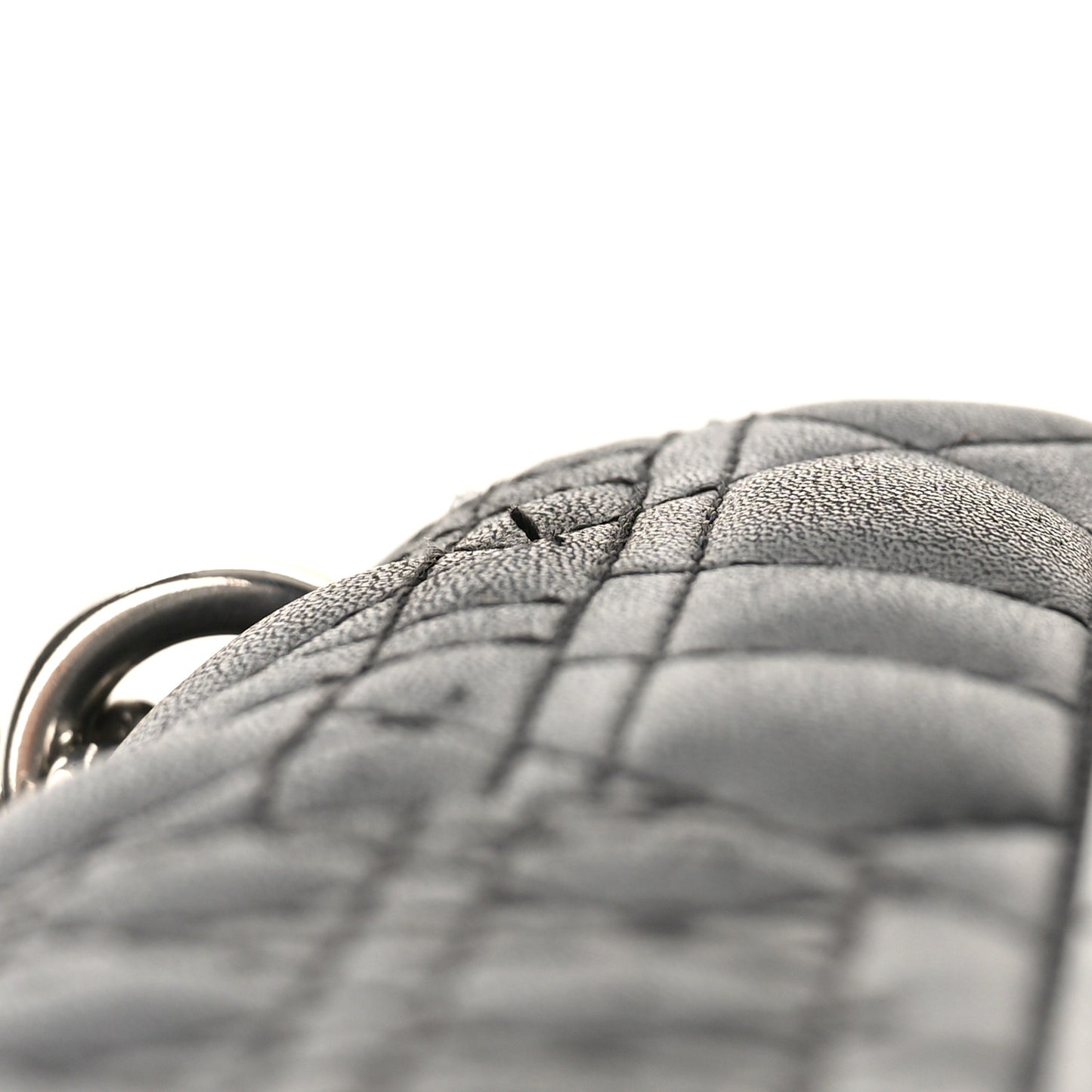 Lambskin Mixed Cannage Miss Dior Flap Black
