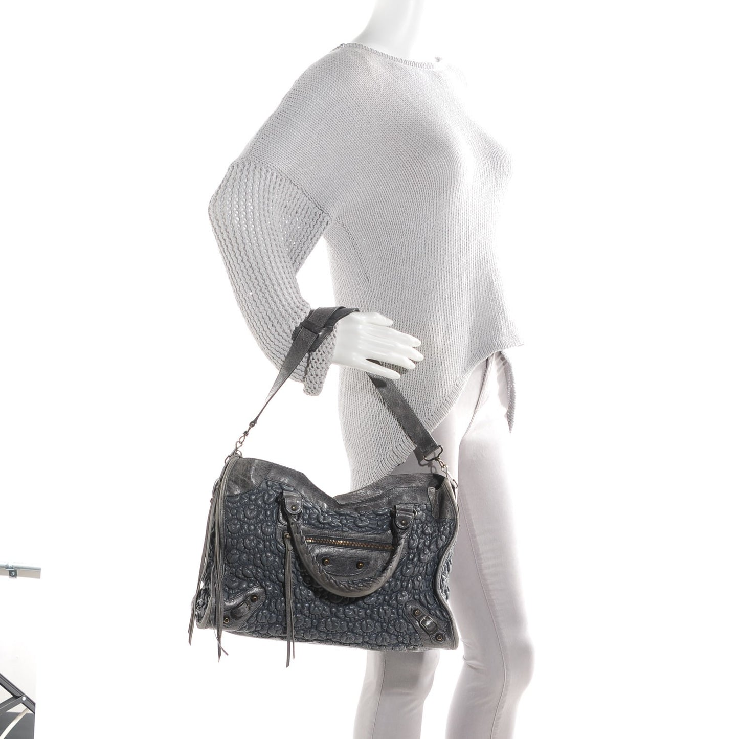 Smocked Agneau Classic Hardware City Anthracite