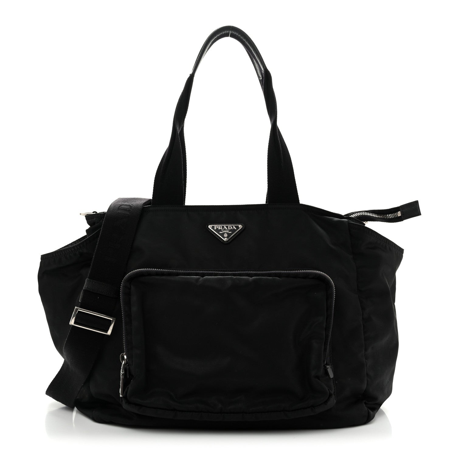 Prada Nylon Vela Baby Bag Black 1 of 12