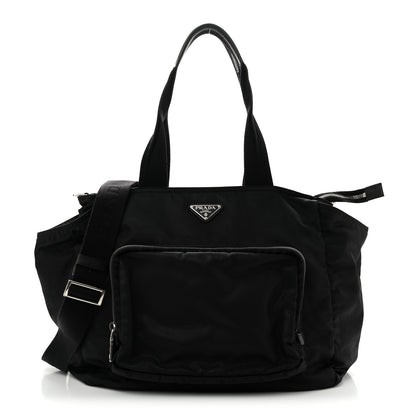 Prada Nylon Vela Baby Bag Black 1 of 12