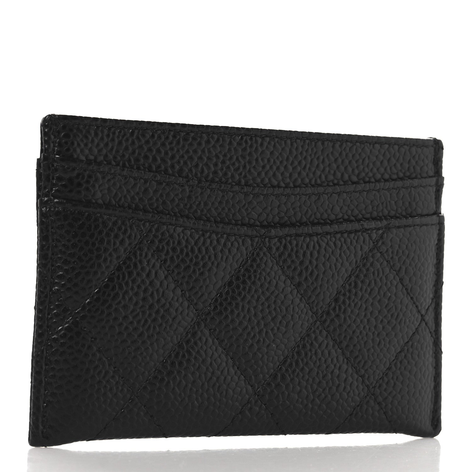 Chanel Caviar Quilted Card Holder Black 3 of 9