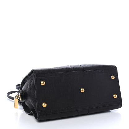 Saint Laurent Sheepskin Small Cabas ChYc Black 4 of 9