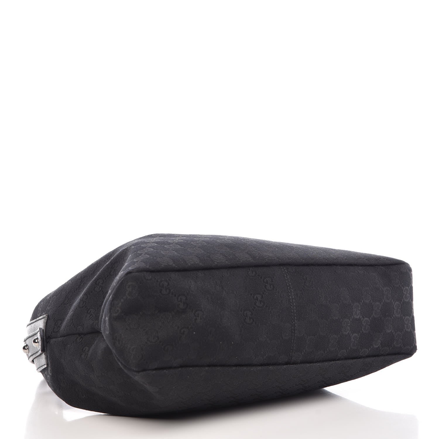 Gucci Monogram Medium Horsebit Chain Hobo Black 4 of 8