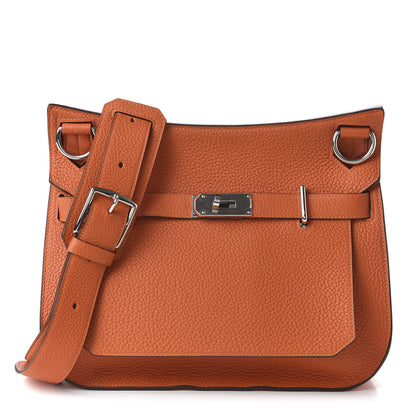Hermes Taurillon Clemence Jypsiere 31 Orange 1 of 10