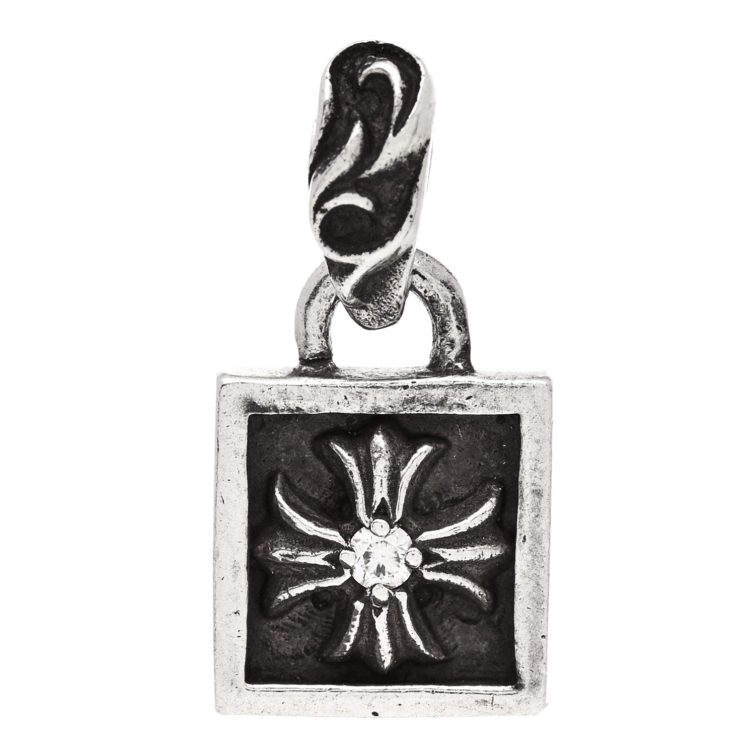 Chrome Hearts Sterling Silver Framed Six Point Star Pendant 1 of 3