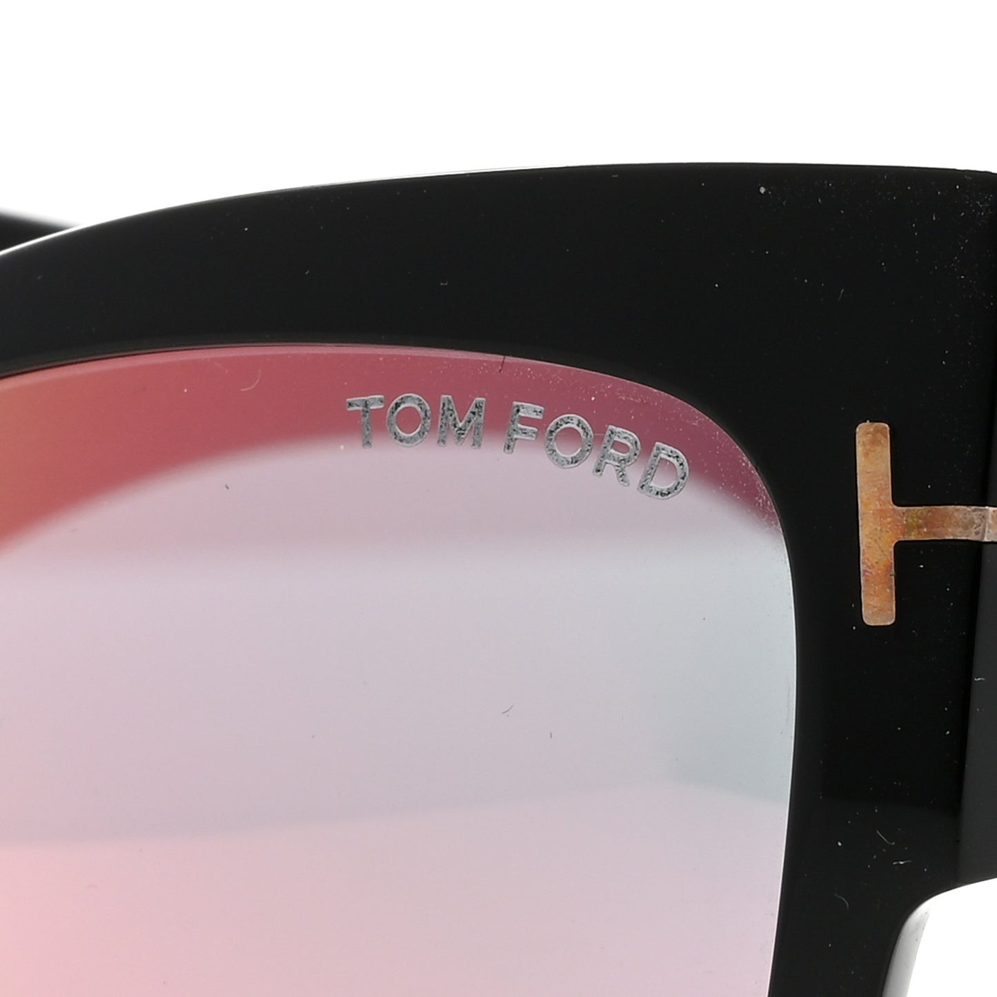 Acetate Anoushka Cat Eye Sunglasses TF371 Black
