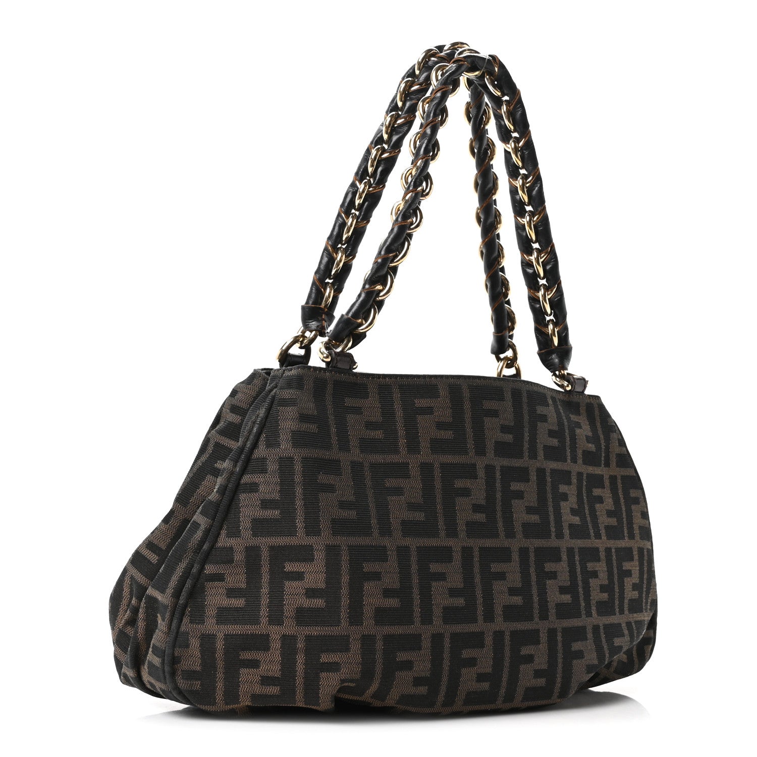 Fendi Zucca Small Mia Tote Tobacco 3 of 9