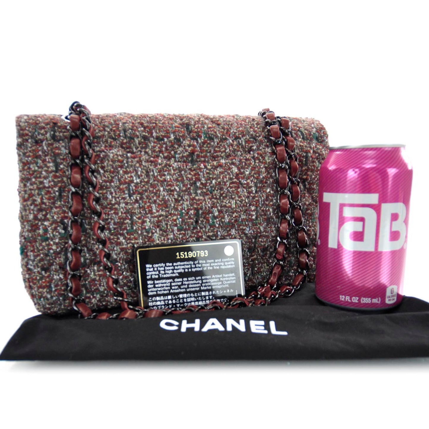Fantasy Tweed Small Double Flap