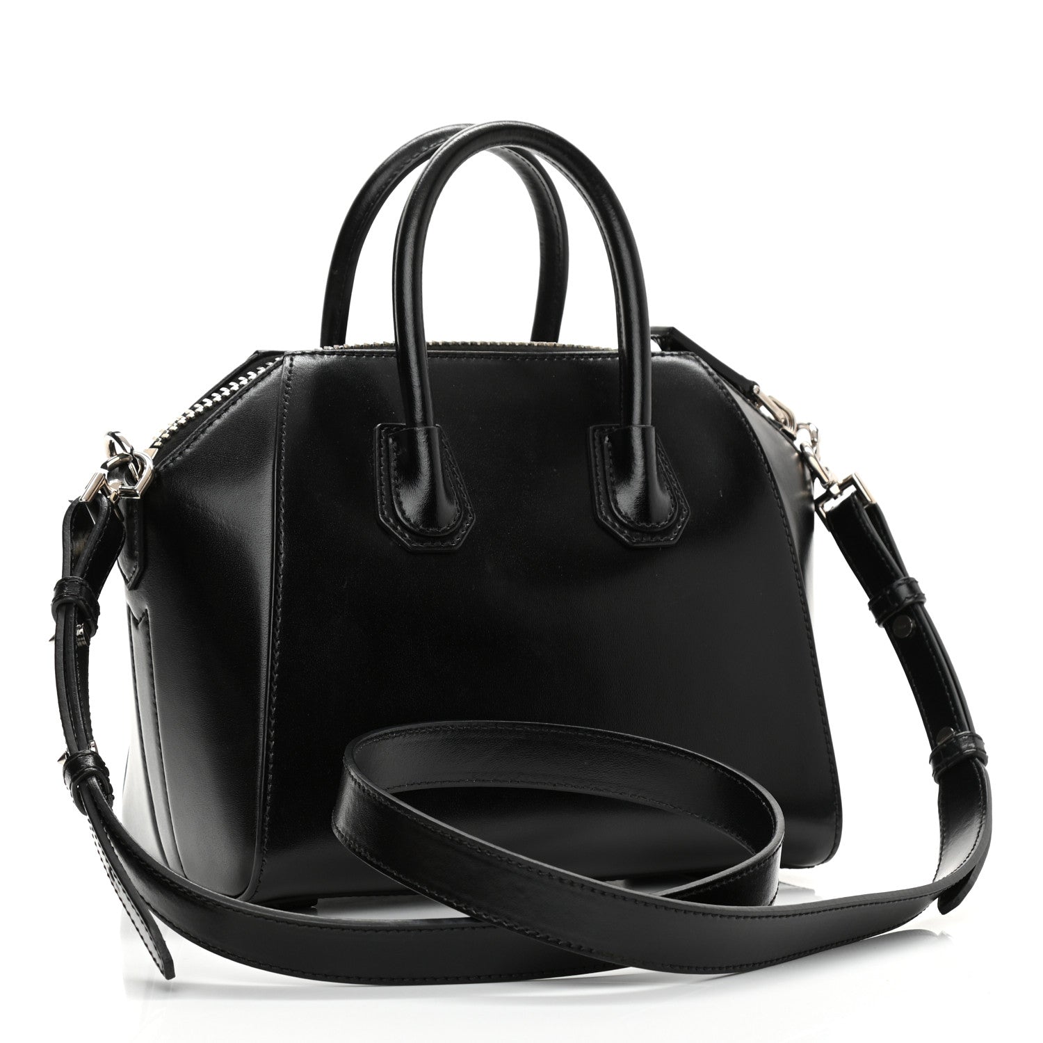 Givenchy Shiny Lord Calfskin Mini Antigona Black 3 of 13