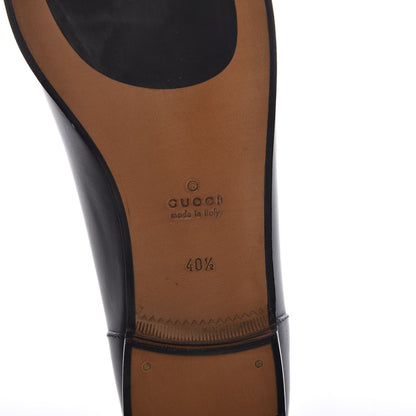 Gucci Calfskin Womens Jordaan Loafers 40.5 Black 6 of 9